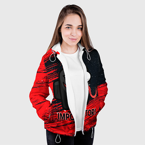 Женская куртка AMONG US / 3D-Белый – фото 3