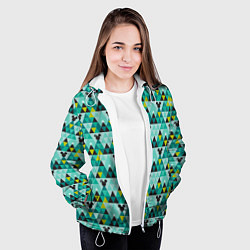 Куртка с капюшоном женская Mickey pattern, цвет: 3D-белый — фото 2