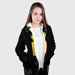 Куртка с капюшоном женская Diego Maradona, цвет: 3D-белый — фото 2