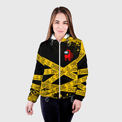 Куртка с капюшоном женская AMONG US Амонг Ас, цвет: 3D-белый — фото 2