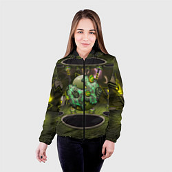 Куртка с капюшоном женская AbstractThings 3, цвет: 3D-черный — фото 2
