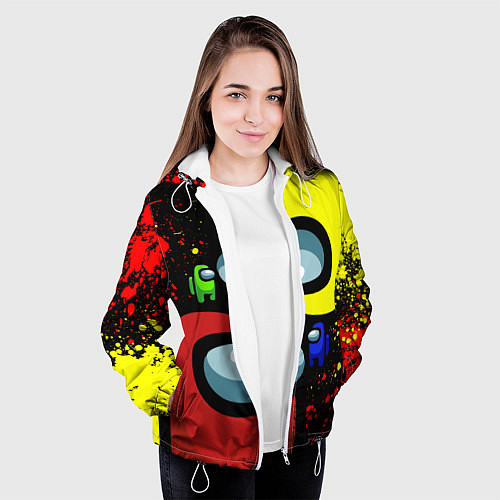 Женская куртка AMONG US / 3D-Белый – фото 3