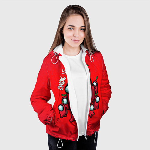 Женская куртка AMONG US / 3D-Белый – фото 3