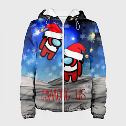 Куртка с капюшоном женская Among Us, цвет: 3D-белый