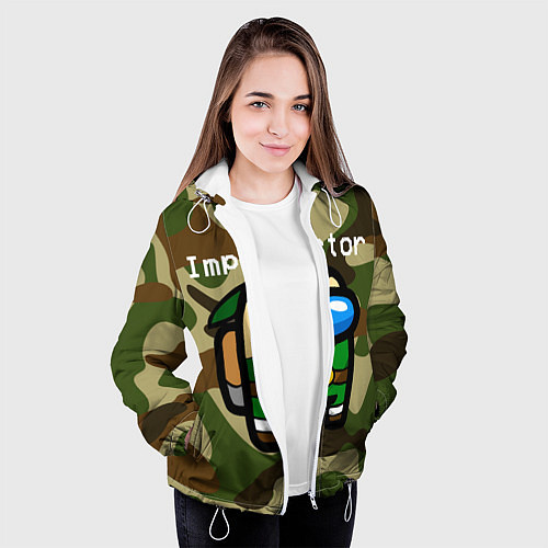 Женская куртка Hero be sus / 3D-Белый – фото 3