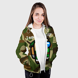 Куртка с капюшоном женская Hero be sus, цвет: 3D-белый — фото 2