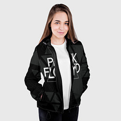 Куртка с капюшоном женская Pink Floyd, цвет: 3D-черный — фото 2