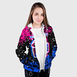 Куртка с капюшоном женская AMONG US, цвет: 3D-белый — фото 2