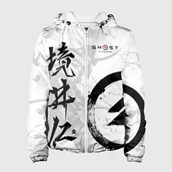 Куртка с капюшоном женская Ghost of Tsushima, цвет: 3D-белый
