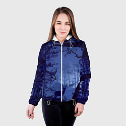 Куртка с капюшоном женская ЛЕС, цвет: 3D-белый — фото 2