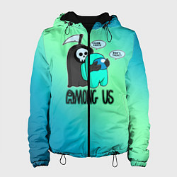 Куртка с капюшоном женская Among Us, цвет: 3D-черный