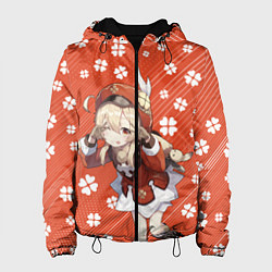 Куртка с капюшоном женская GENSHIN IMPACT, цвет: 3D-черный