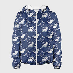 Куртка с капюшоном женская Год Быка 2021, цвет: 3D-белый