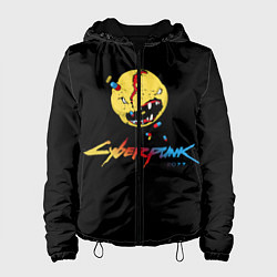 Куртка с капюшоном женская Cyberpunk 2077, цвет: 3D-черный