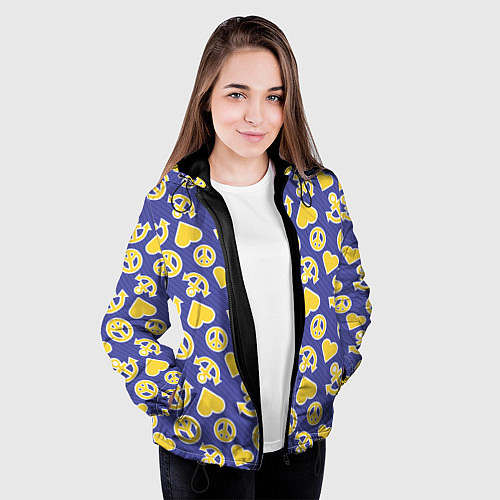 Женская куртка JoJo no Kimyou na Bouken / 3D-Черный – фото 3