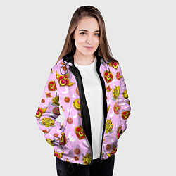 Куртка с капюшоном женская Сейлор Мун, цвет: 3D-черный — фото 2