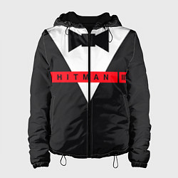 Куртка с капюшоном женская Hitman III, цвет: 3D-черный