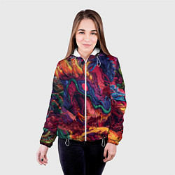 Куртка с капюшоном женская HYPER BEAST, цвет: 3D-белый — фото 2
