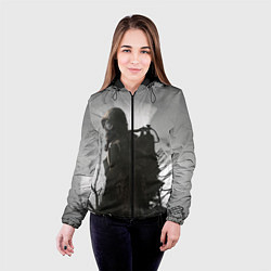 Куртка с капюшоном женская Stalker, цвет: 3D-черный — фото 2