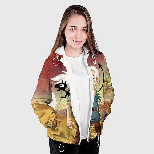 Женская куртка Разочарование / 3D-Белый – фото 3