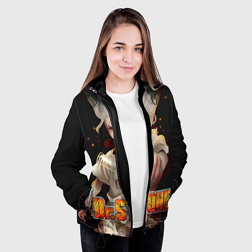 Женская куртка Доктор Стоун / 3D-Черный – фото 3