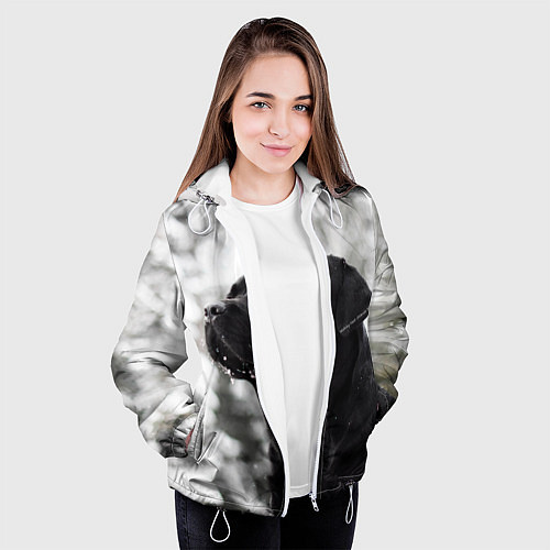 Женская куртка Лабрадор Марк / 3D-Белый – фото 3