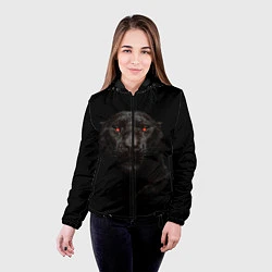 Куртка с капюшоном женская ПАНТЕРА, цвет: 3D-черный — фото 2