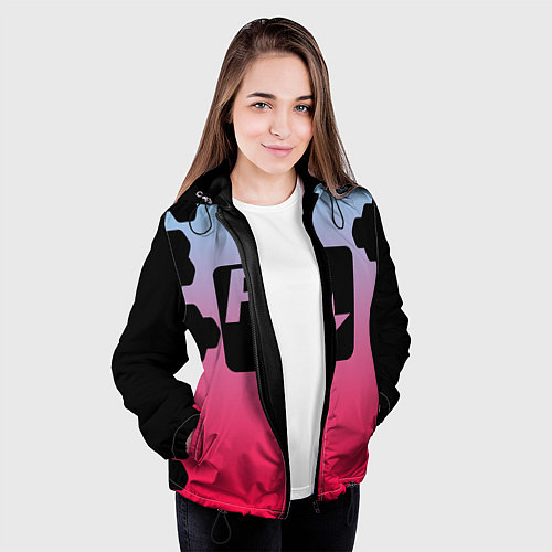 Женская куртка ROCK STAR GAMES / 3D-Черный – фото 3