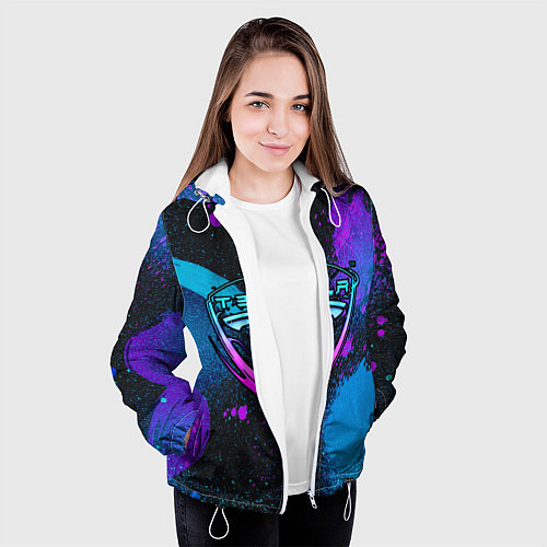 Женская куртка TESLA NEON / 3D-Белый – фото 3
