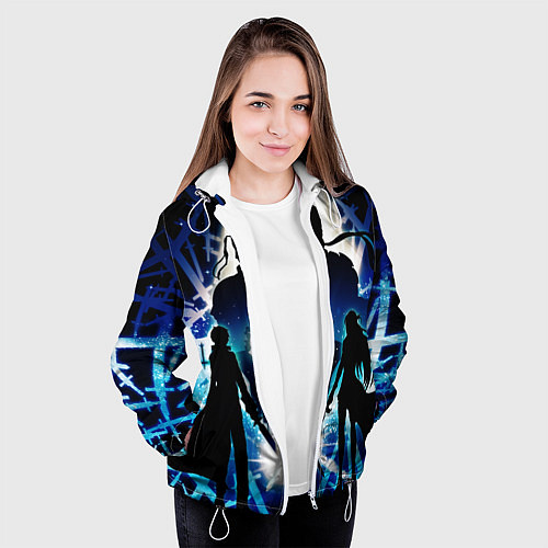 Женская куртка Sword Art Online Кирито Асуна / 3D-Белый – фото 3