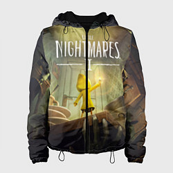 Куртка с капюшоном женская Little Nightmares 2, цвет: 3D-черный