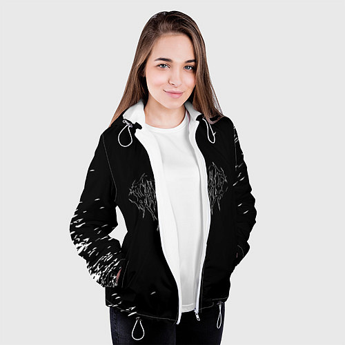 Женская куртка GHOSTEMANE / 3D-Белый – фото 3