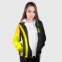 Куртка с капюшоном женская Half Life, цвет: 3D-белый — фото 2