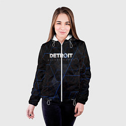 Куртка с капюшоном женская DETROIT BECOME HUMAN S, цвет: 3D-белый — фото 2