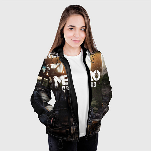 Женская куртка Metro Exodus / 3D-Черный – фото 3