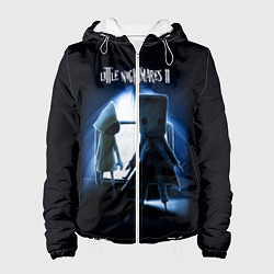 Куртка с капюшоном женская Моно и Шестая, цвет: 3D-белый