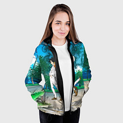 Куртка с капюшоном женская Обещанный Неверленд, цвет: 3D-черный — фото 2