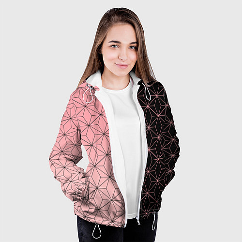 Женская куртка КОСТЮМ НЕЗУКО NEZUKO / 3D-Белый – фото 3