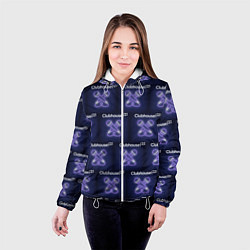 Куртка с капюшоном женская Clubhouse, цвет: 3D-белый — фото 2