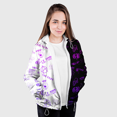 Женская куртка LIL PEEP / 3D-Белый – фото 3