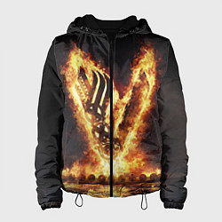 Куртка с капюшоном женская ВИКИНГИ VIKINGS V, цвет: 3D-черный