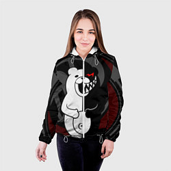 Куртка с капюшоном женская MONOKUMA МОНОКУМА DANGANRO, цвет: 3D-белый — фото 2