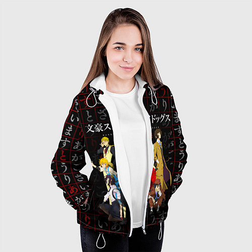 Женская куртка ВЕЛИКИЙ ИЗ БРОДЯЧИХ ПСОВ / 3D-Белый – фото 3