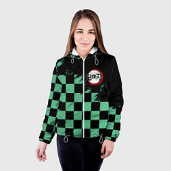 Куртка с капюшоном женская TANJIRO KAMADO ТАНДЖИРО, цвет: 3D-белый — фото 2