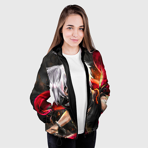 Женская куртка ТОКИЙСКИЙ ГУЛЬ / 3D-Черный – фото 3