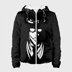 Куртка с капюшоном женская Hellsing, цвет: 3D-белый
