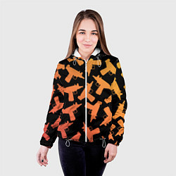 Куртка с капюшоном женская Узи, цвет: 3D-белый — фото 2