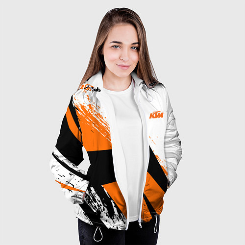 Женская куртка KTM КТМ Z / 3D-Белый – фото 3