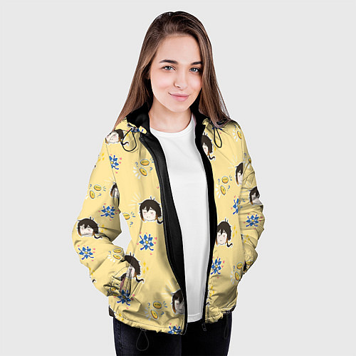 Женская куртка Чиби Чжун Ли / 3D-Черный – фото 3