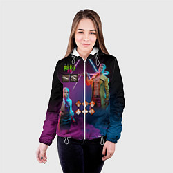 Куртка с капюшоном женская Dead by Daylight, цвет: 3D-белый — фото 2